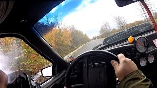 MUSTANG LX 347 BURNOUTS IN POV [upl. by Sitoiganap800]