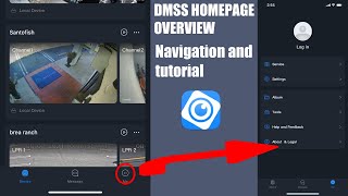 DMSS mobile app homepage overview [upl. by Boony]