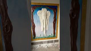 Mural artwork in progress vijayawada shorts [upl. by Prochora]