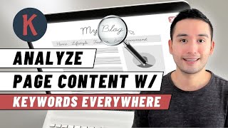 How to Use Keywords Everywheres Analyze Page Content Feature To Check Keyword Density [upl. by Zahavi]