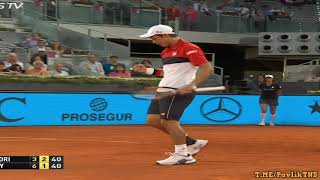 Kei Nishikori BestEver Points On Clay shorts [upl. by Janaye405]