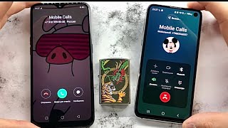 Zippo Lighter Oppo A5S Samsung Galaxy S10E Incoming and Outgoing Call Mobile Calls [upl. by Natek40]