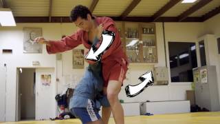 HOW TO DO A FRONT OVERTHROW WITHOUT ANY GUARD  Sambo skills  TUTO SAMBO 13 [upl. by Rhoads]