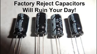 ChongX Capacitor test  Aliexpress JUNK  Buyer Beware [upl. by Brothers]