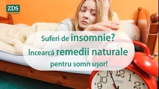 Remedii naturale pentru INSOMNIE [upl. by Cherri]