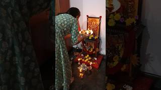 Trishakti Puja Karthika Deepa youtubefamily festivalvibes hindufestival youtubeshorts durgapuja [upl. by Lindie]