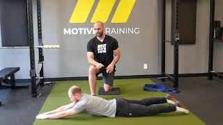 Prone Cobra Thoracic Spine Extension Passive Range Hold [upl. by Edwin]