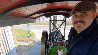 Steam Roller  1924 Aveling amp Porter 11024 ‘Skippy’ on a trip to the pub Steam Engine [upl. by Aleusnoc734]