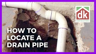 How to Locate a Drain Pipe [upl. by Berck]