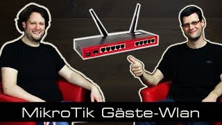 MikroTik Tutorial 07 Gäste Wlan Konfiguration deutsch [upl. by Mcnair]