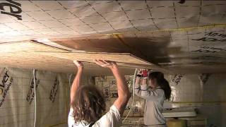 build your own studio part 5 OSB walls and ceiling [upl. by Chlores]