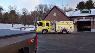 North Queensbury Vol Fire responding to 2 calls at once Audio included 1516 [upl. by Xylon417]