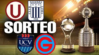 SORTEO de COPA LIBERTADORES y SUDAMERICANA 2024 para CLUBES PERUANOS [upl. by Toni]