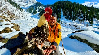 Main Kehan Per Hon  Ye Konsi Jaga Hai   Desi Murgh Karahi Recipe  Snowy Mountain Village Life [upl. by Bland]