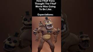 FNaF Movie Expectations vs Reality 😂 [upl. by Etiam]