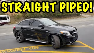 We Straight Piped a 2019 Mercedes GLE 43 AMG [upl. by Atteuqaj299]