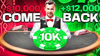 THE MOST INSANE COMEBACK IN BLACKJACK HISTORY Salon Privê [upl. by Sharity]