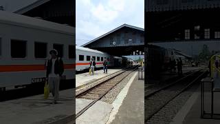 Suara Merdu Bel Kedatangan Kereta di Stasiun Cibatu  shorts stasiuncibatu [upl. by Asina161]