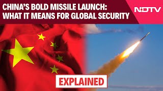 China Missile Test  China TestFires An Intercontinental Ballistic Missile Into The Pacific Ocean [upl. by Aelrac]