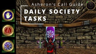 Asherons Call 2022 Daily Society Tasks Guide [upl. by Remmus]