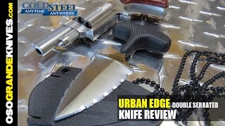 Cold Steel Urban Edge 43XLSS Push Dagger Review  OsoGrandeKnives [upl. by Nraa]