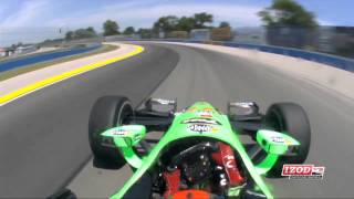 2012 INDYCAR Practice 2 from Milwaukee [upl. by Namlak]