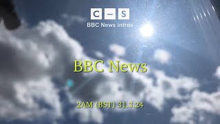 BBC News intro 2am BST 31324 [upl. by Ahseka798]