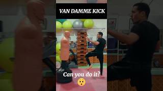 VAN DAMME kick jcvd vandamme jeanclaudevan damme kickboxing jeanclaude spinning kick sport [upl. by Nylirret]