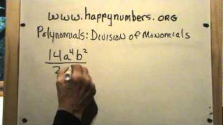 Polynomials Division of Monomials [upl. by Eusassilem631]