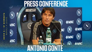 LIVE  La conferenza stampa di Mister Antonio Conte in vista di Napoli  Lecce [upl. by Iliak]