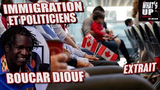 Immigration et POLITICIENS  Boucar Diouf  Whats Up Podcast Extrait [upl. by Warden419]