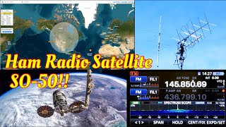 FM Ham Radio Satellite SO50 [upl. by Risa]