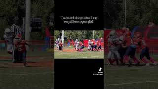 Football teamwork tackle football tacklefootball sports footballplay [upl. by Correy997]