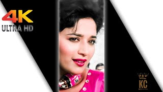 🥰 Keh Do Ke Tum Ho Meri Warna🌹4K Images Full Screen Status🌹Anil K amp Madhuri 90s Hits Song Status 💖 [upl. by Kreiner]