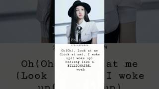 BILLIONAIRE lyrics first half kpop babymonster monstiez [upl. by Vijnas]