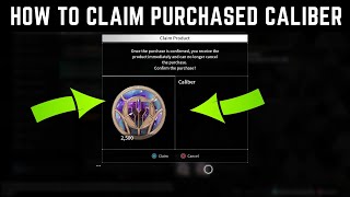 HOW TO CLAIM PURCHASED CALIBER  CALIBER NOT IN MY ACCOUNT  THE FIRST DESCENDANT [upl. by Nelleus270]