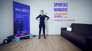 Lieknėjimo mėnuo su Rūta S09E10  sporto pratimai pilvo presui ir nugarai [upl. by Ecyned]