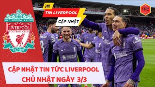 TIN LIVERPOOL NGÀY 33 DÀNH TRỌN 3 ĐIỂM XÂY CHẮC NGÔI ĐẦU VÀ CẬP NHẬT CHẤN THƯƠNG CỦA ALISSON [upl. by Georgetta]