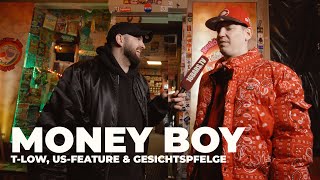 Money Boy über tlow Feature Gesichtspflege Song mit US Rapper amp Videodreh mit KDM Shey  16BARS [upl. by Naedan]