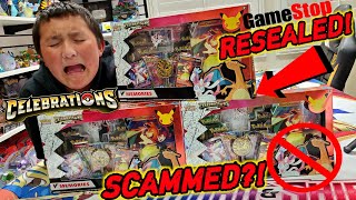 DID WE GET ROBBED These New Pokemon Celebrations V Memories Boxes From Gamestop Look Like a Scam [upl. by Ilrac]