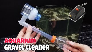 Aquarium gravel cleaner DIY  Aquarium siphon DIY  Aerator airlift filter DIY [upl. by Aniretak]