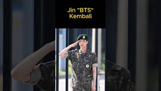 Jin BTS selesai wamil Jin BTS bangtan wamil kpop shorts military [upl. by Diarmit]