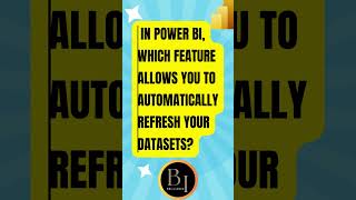 Power BI Quiz Which Feature Refreshes Your Data Automatically shortsbeta [upl. by Mapes]