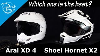 What is an ADV helmet Arai XD 4 vs Shoei Hornet X2 [upl. by Napoleon]