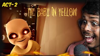 ESCAPING FROM HORROR BABY HOUSE I ACT2 I BABY IN YELLOW [upl. by Yeldar]