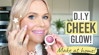 MAKE YOUR OWN GLOWY BLUSHER 😊🥥💄 [upl. by Stoddard]