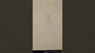 Drawing of obito with gedo statue part13 shorts obito uchiha [upl. by Lindie]