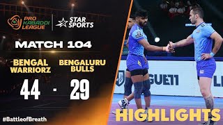 BengalWarriorz triumph over BengaluruBulls  ProKabaddiOnStar HIGHLIGHTS [upl. by Sylas286]