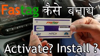 Fastag  Registration for Fastag  Paytm se Fastag kaise banaye  How to install and activate Fastag [upl. by Coffee]