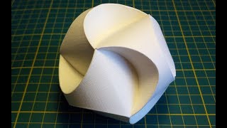 Make your own Triskele Paper Ball with this easy to use score board [upl. by Yenitirb207]